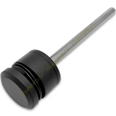 Стеклодержатель FKK-43, 10х26-36 мм Ø50 мм М12x1.75 для стекла, нержавейка/черный