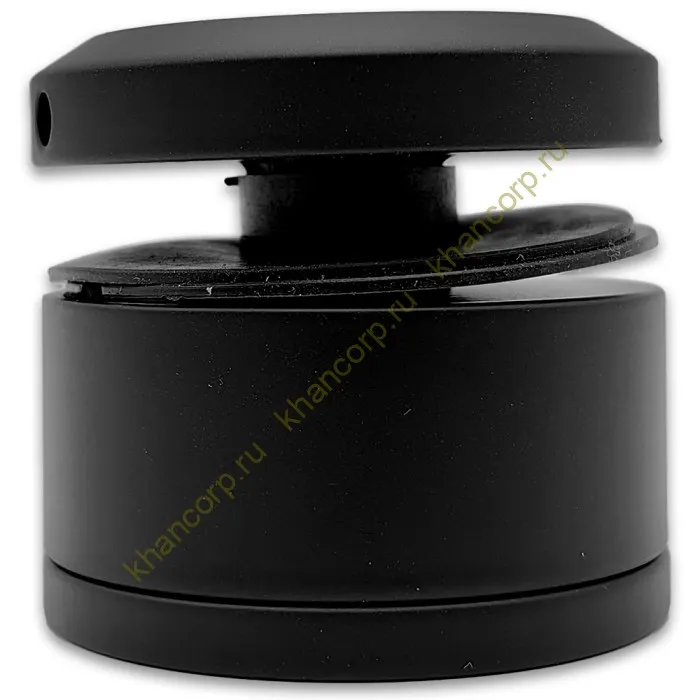 Стеклодержатель FKK-43, 10х26-36 мм Ø50 мм М12x1.75 для стекла, нержавейка/черный