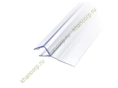 Уплотнитель ПРЕМИУМ Ц-образный прозрачный 2.5 м, ус 16 мм под стекло 8 мм FDPP-415.8