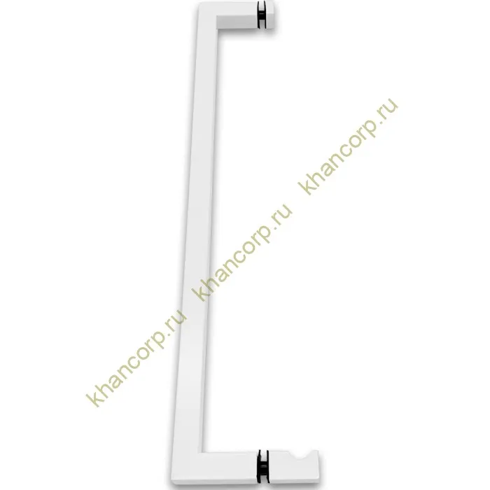 Ручка скоба FDR-85, 19х19х450х1.0 мм, нержавейка/белый