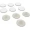 Комплект декоративных заглушек FDA-95 на винты - 10 шт, ПВХ/белый