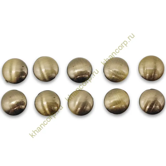 Комплект декоративных заглушек FDA-95 на винты - 10 шт, ПВХ/бронза