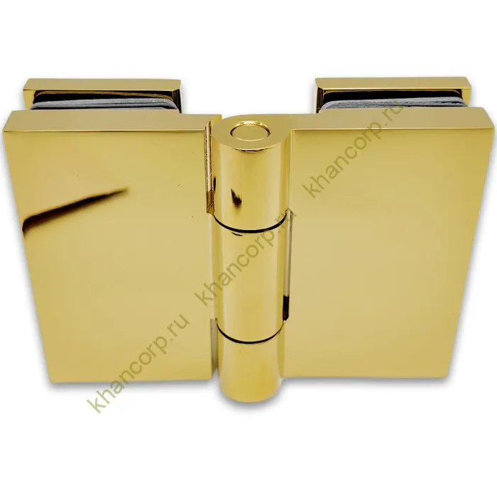 Петля Майя FDP-173 стекло-стекло 135˚-180˚, латунь/золото