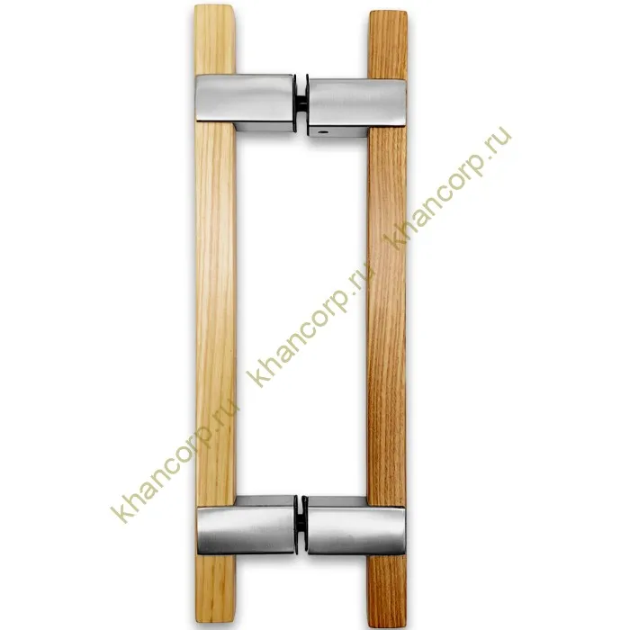 Ручка для сауны FDR-170, 20х220х320 мм, нержавейка/дерево/матовый