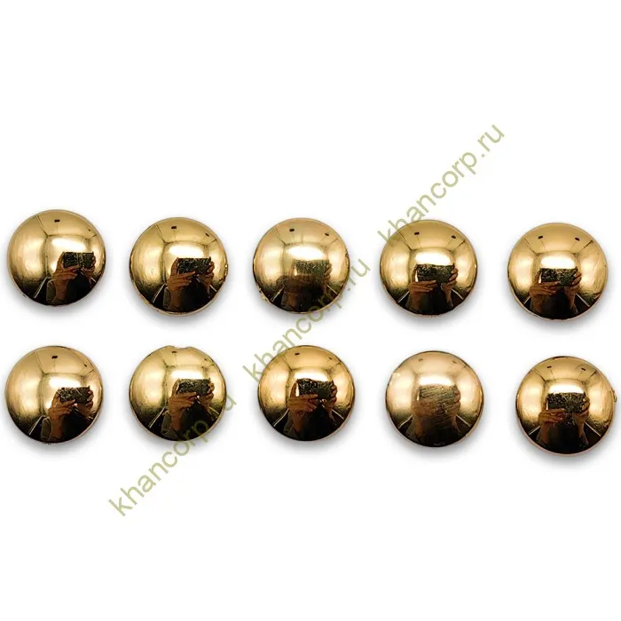 Комплект декоративных заглушек FDA-95 на винты - 10 шт, ПВХ/золото