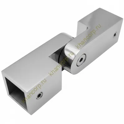 Соединитель FDC-57 трубы 15х15 регулируемый 90°-180°, нержавейка/полированный