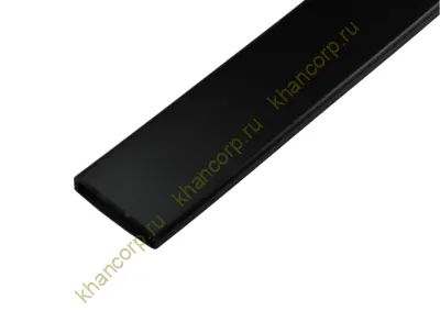 Труба FDT-302, 30х10х1.0 мм 2 м, нержавейка/черный