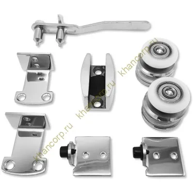 Раздвижная система FDS-3 (без трека), нержавейка/полированный