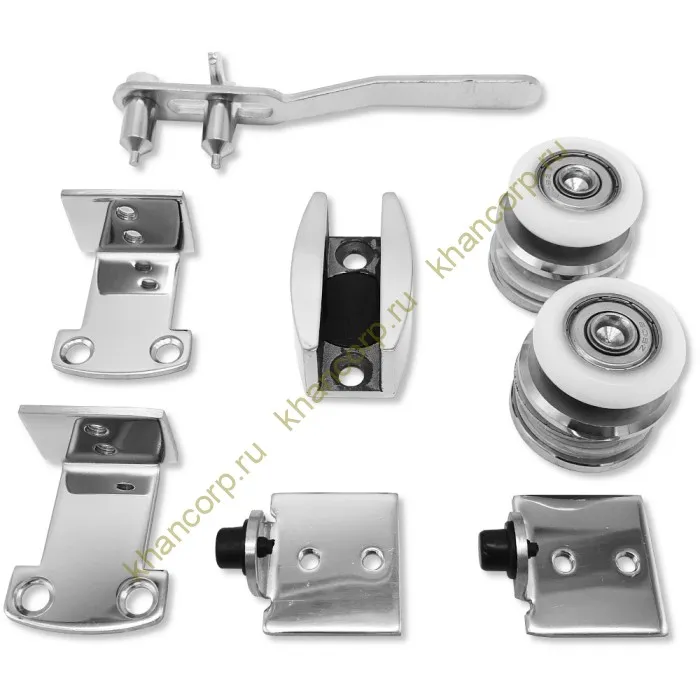 Раздвижная система FDS-3 (без трека), нержавейка/полированный