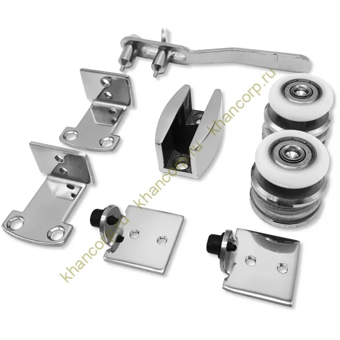 Раздвижная система FDS-3 (без трека), нержавейка/полированный