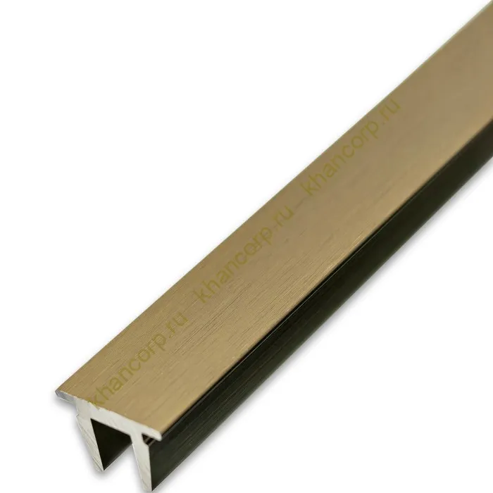 Верхняя заглушка FDPA-500.1 для п-образного профиля  1 м, алюминий/бронза