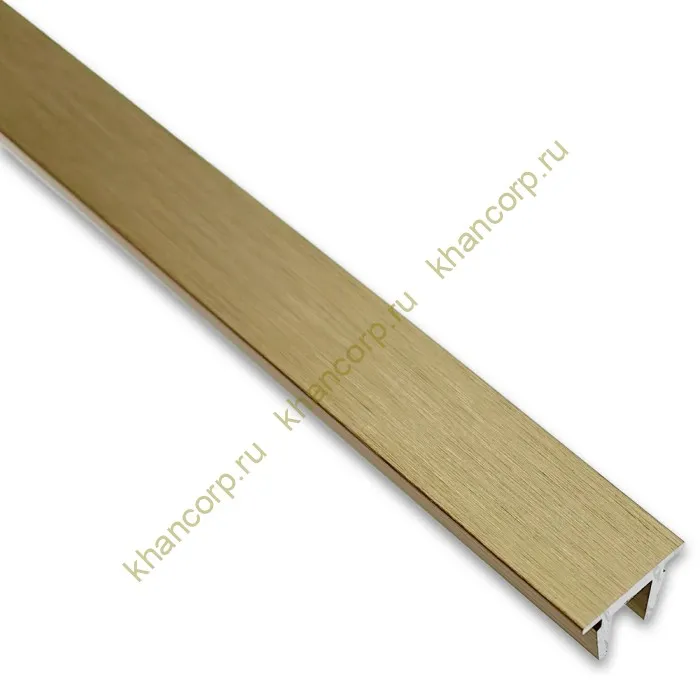 Верхняя заглушка FDPA-500.1 для п-образного профиля  1 м, алюминий/бронза