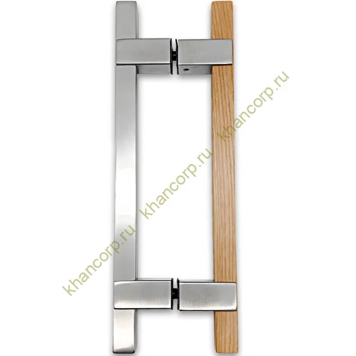 Ручка для сауны FDR-171, 20х220х320 мм, нержавейка/дерево/матовый
