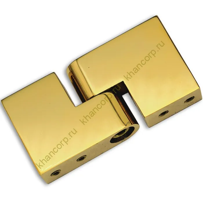 Соединитель трубы FDC-37, 30х10 вертикальный 90°-180°, нержавейка/золото