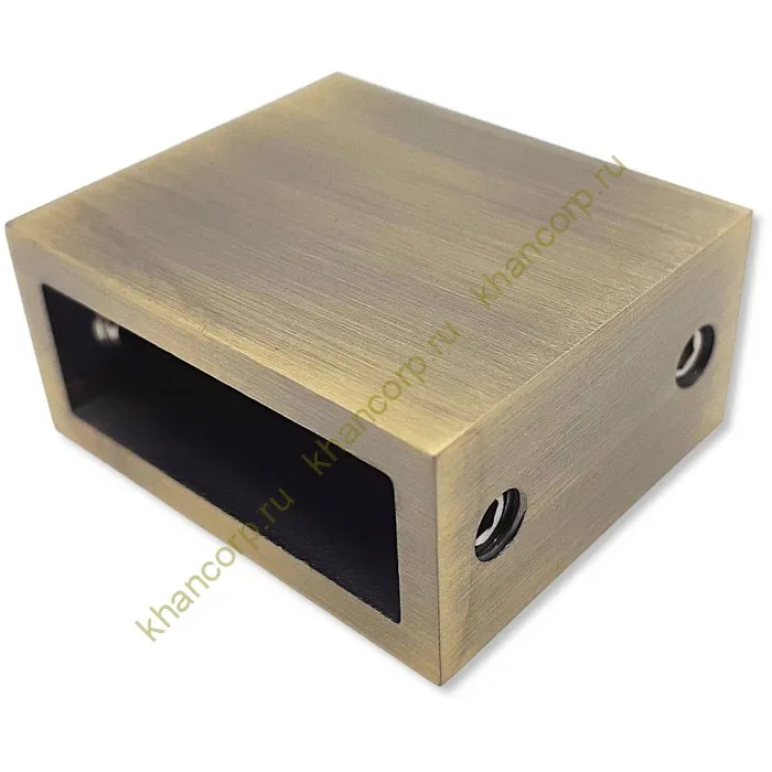 Крепление FDC-30 трубы 30х10 к стене, нержавейка/бронза