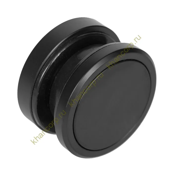 Точечное крепление FKK-29 с крышкой 6 мм без зенковки Ø35 мм для стекла 10 мм, нержавейка/черный