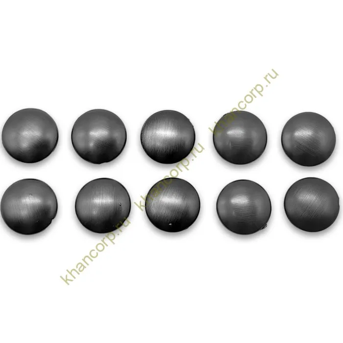 Комплект декоративных заглушек FDA-95 на винты - 10 шт, ПВХ/оружейная сталь