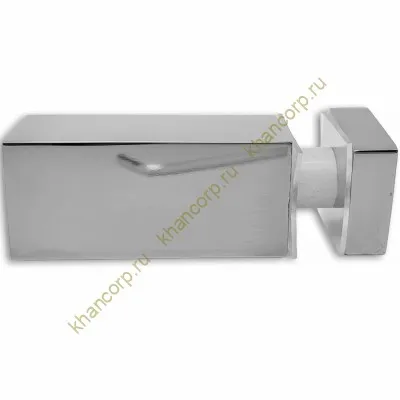 Крепление FDC-54 трубы 15х15 к стеклу, нержавейка/полированный