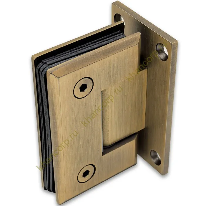 Петля Бета FDP-21 стена-стекло с центральным креплением, нержавейка/бронза