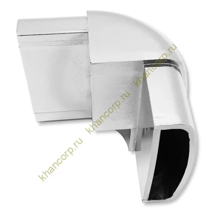 Угловое соединение 90° FDS-3.2 для раздвижной системы FDS-3, ПВХ/хром