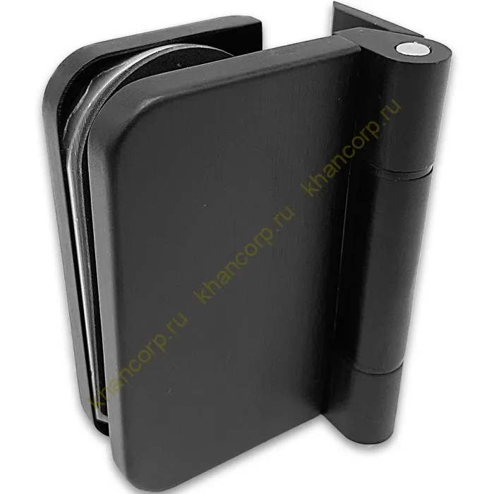 Петля FMP-13 для межкомнатной двери из стекла на коробку, алюминий/черный