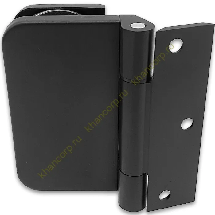 Петля FMP-13 для межкомнатной двери из стекла на коробку, алюминий/черный