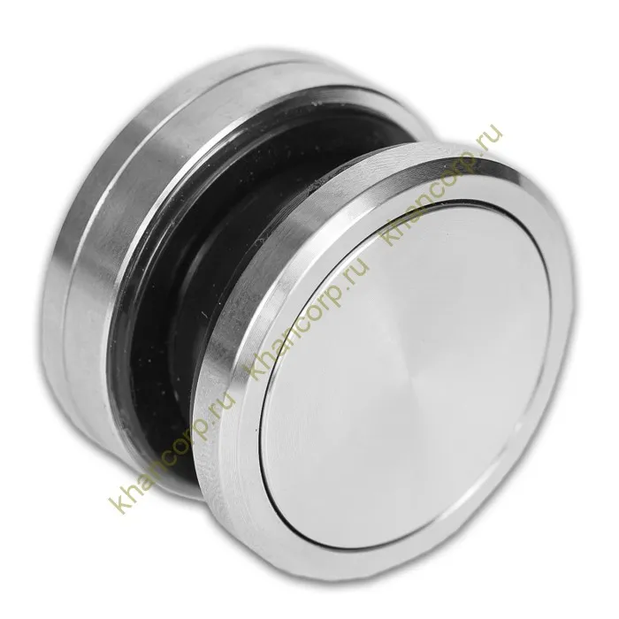 Точечное крепление FKK-25 с крышкой 8-12 мм без зенковки Ø35 мм рег.для стекла 10 мм, нержавейка/матовый