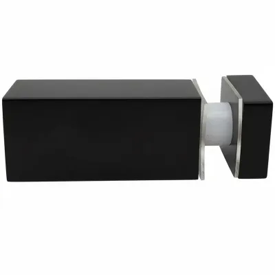 Крепление FDC-54 трубы 15х15 к стеклу, нержавейка/черный