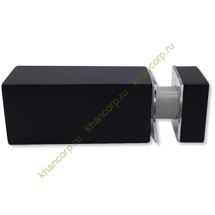 Крепление FDC-54 трубы 15х15 к стеклу, нержавейка/черный