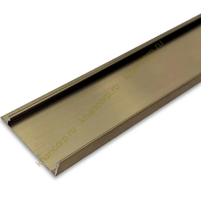 Крышка FKP-442.3 для профиля зажимного FKP-443, длина 3 м, алюминий/бронза