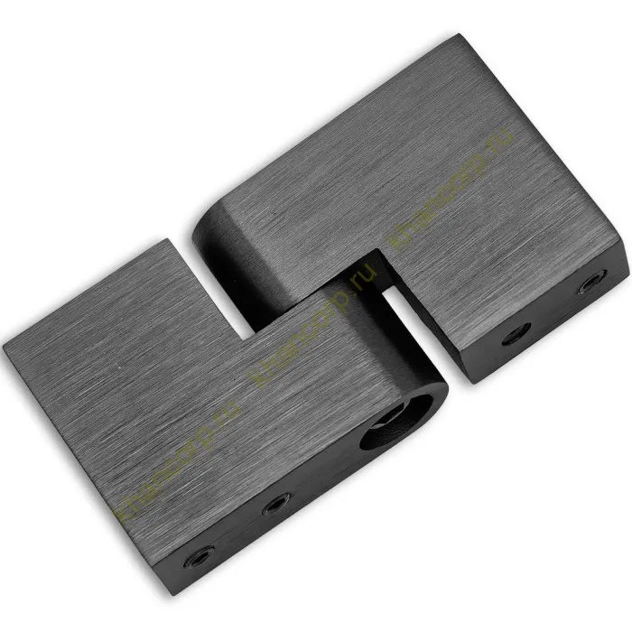 Соединитель трубы FDC-37, 30х10 вертикальный 90°-180°, нержавейка/оружейная сталь