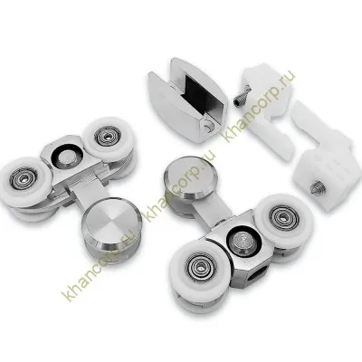 Раздвижная система Ретра FDS-11.1 для стеклянных дверей, нержавейка/матовый