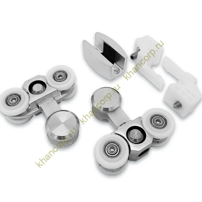 Раздвижная система Ретра FDS-11.1 для стеклянных дверей, нержавейка/матовый