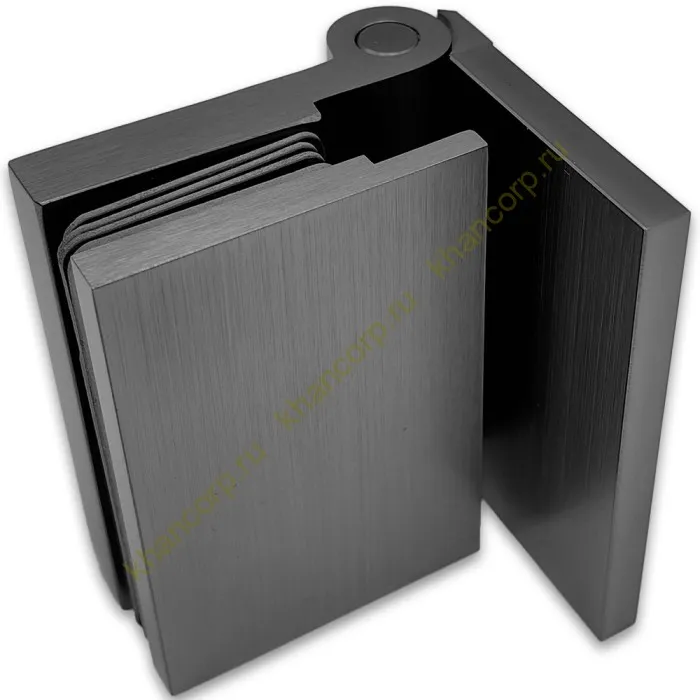 Петля Майя FDP-170 стена-стекло 90˚ открывание наружу, латунь/оружейная сталь