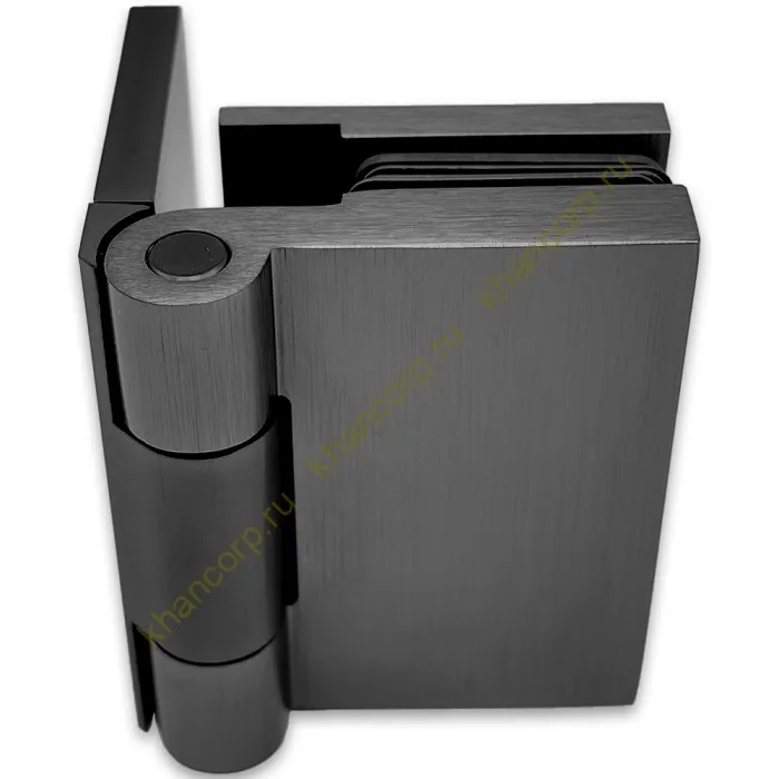 Петля Майя FDP-170 стена-стекло 90˚ открывание наружу, латунь/оружейная сталь