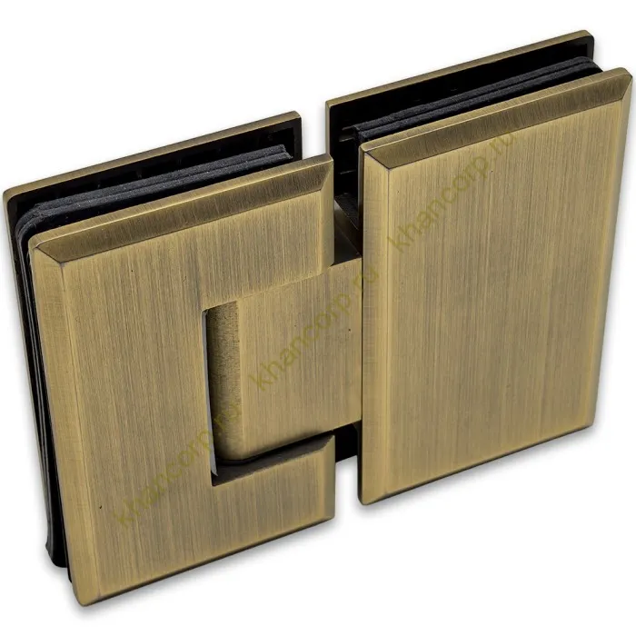 Петля Бета β FDP-22 стекло-стекло 180˚, нержавейка/бронза