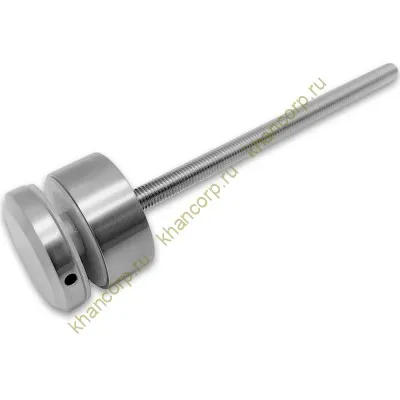 Стеклодержатель FKK-44, 10х20 мм Ø50 мм М10x1.5 для стекла, нержавейка/матовый