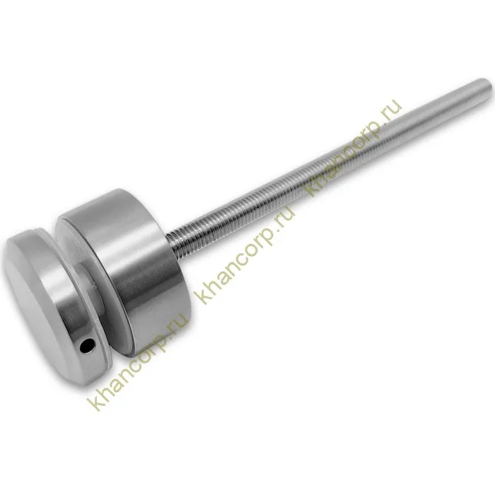 Стеклодержатель FKK-44, 10х20 мм Ø50 мм М10x1.5 для стекла, нержавейка/матовый