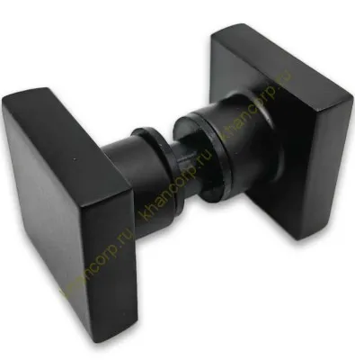 Ручка кноб FDR-30 квадратная, нержавейка/черный