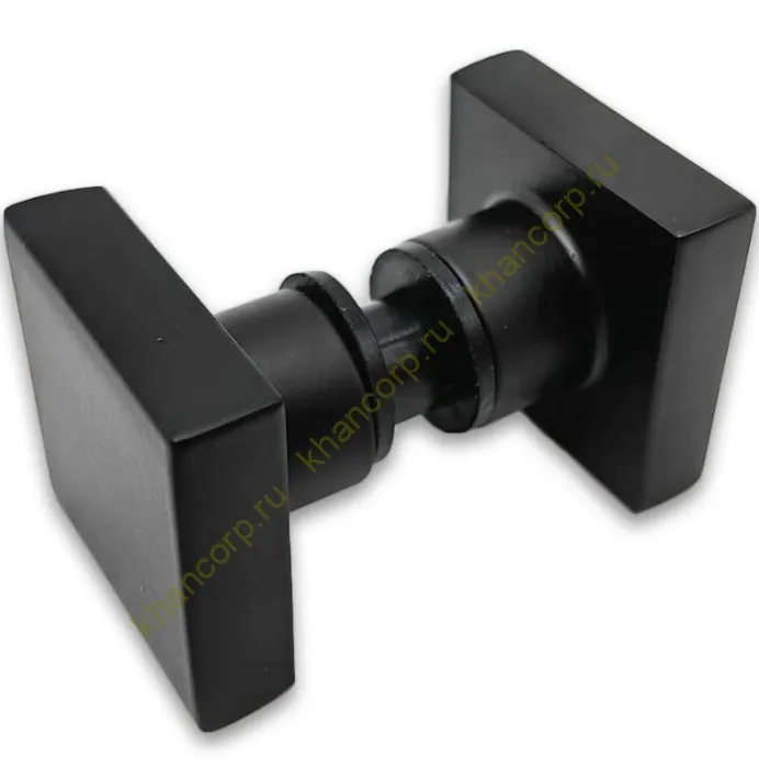 Ручка кноб FDR-30 квадратная, нержавейка/черный