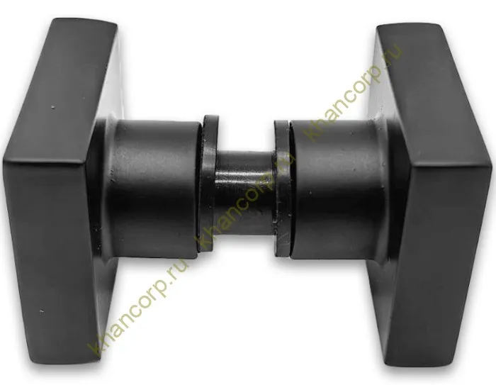 Ручка кноб FDR-30 квадратная, нержавейка/черный