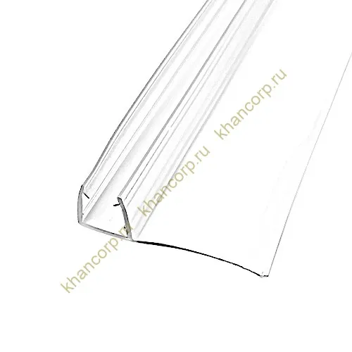 Уплотнитель ПРЕМИУМ F-образный прозрачный 2.2 м, ус 16 мм. под стекло 8 мм FDPP-407.8