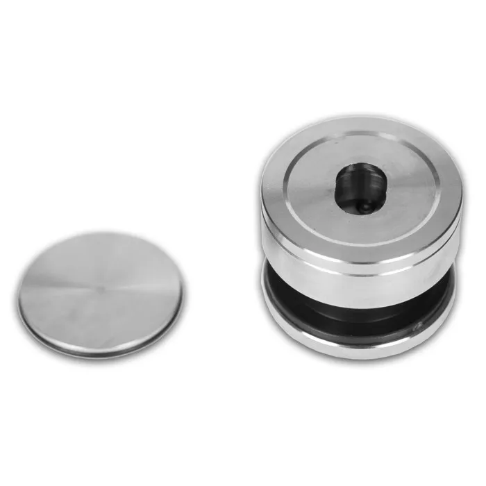 Точечное крепление FKK-26 с крышкой 12-18 мм без зенковки Ø35 мм рег.для стекла 10 мм, нержавейка/матовый