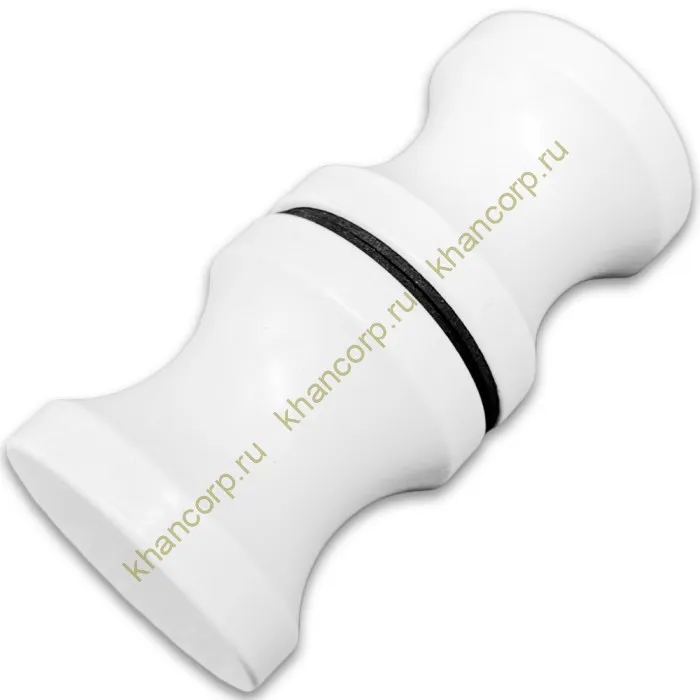 Ручка кноб FDR-40, нержавейка/белый