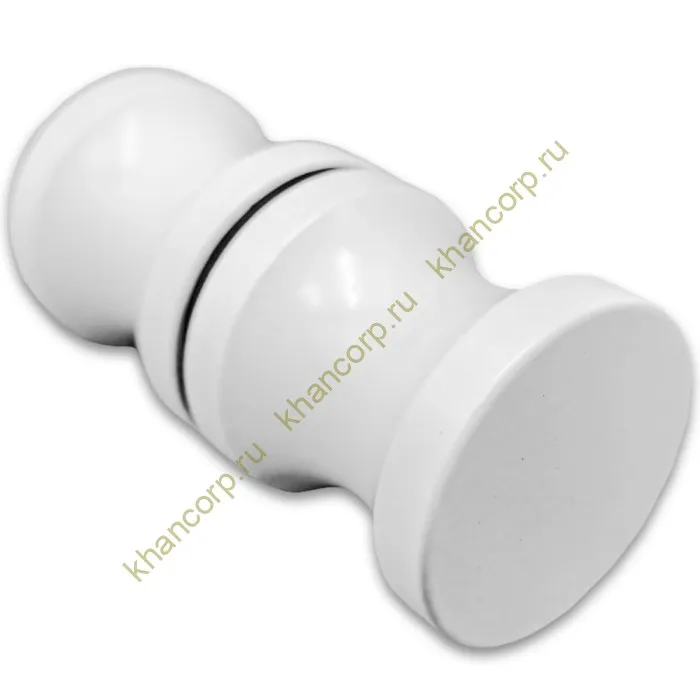 Ручка кноб FDR-40, нержавейка/белый