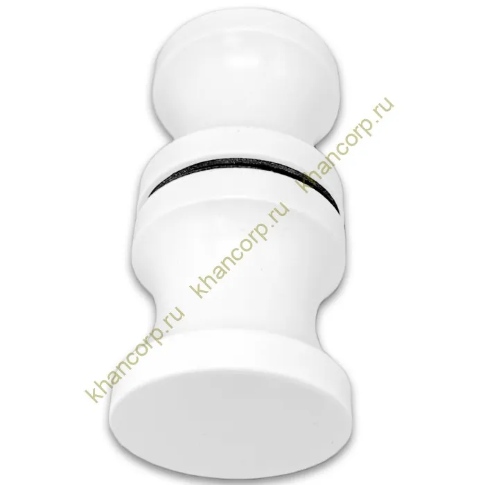 Ручка кноб FDR-40, нержавейка/белый