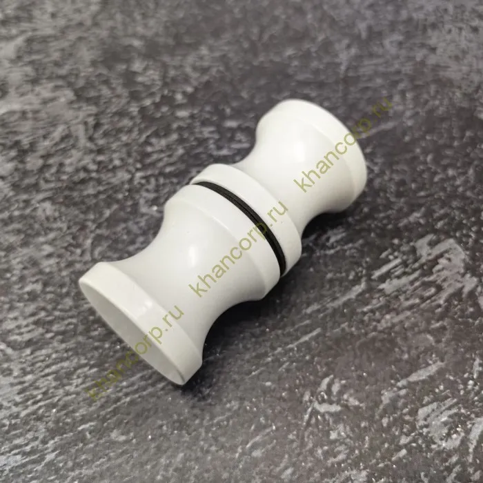 Ручка кноб FDR-40, нержавейка/белый