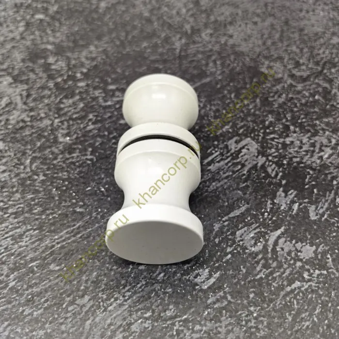 Ручка кноб FDR-40, нержавейка/белый