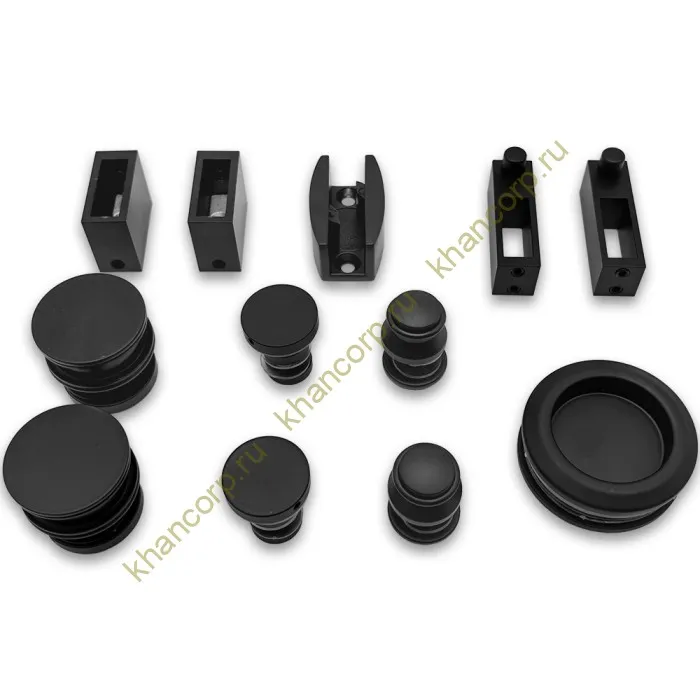 Раздвижная система Альфа α FDS-4, нержавейка/черный