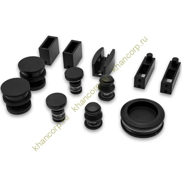 Раздвижная система Альфа α FDS-4, нержавейка/черный